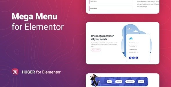 Huger v1.1.5 Mega Menu for Elementor