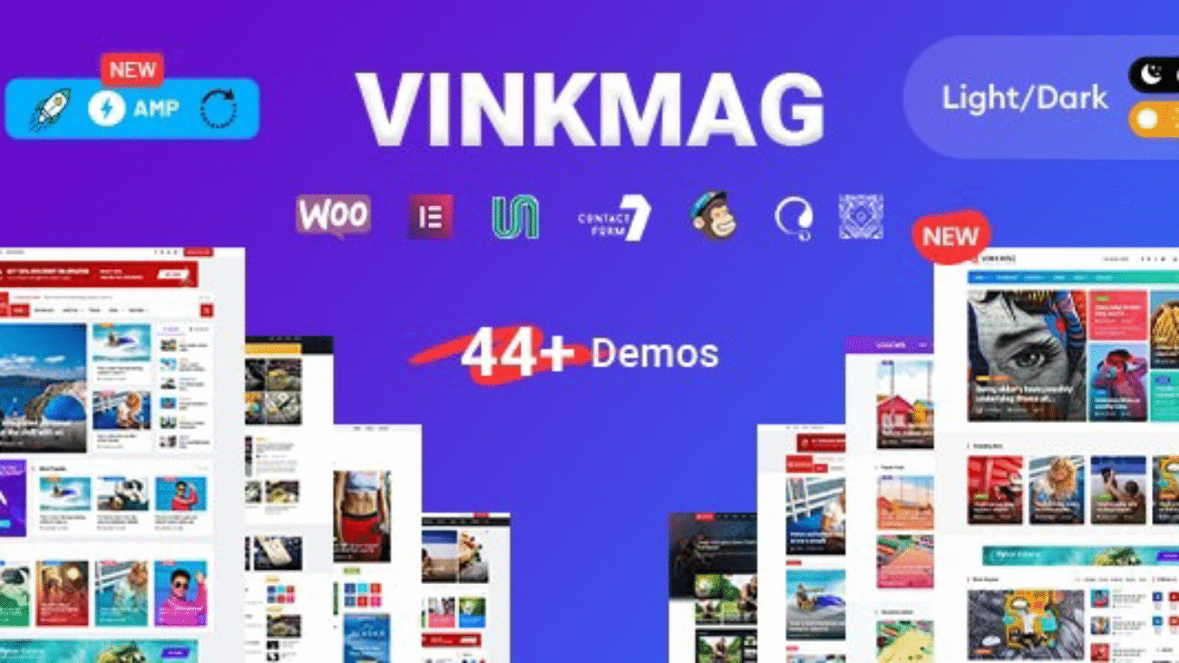 Vinkmag Multi-concept News Magazine WordPress Theme