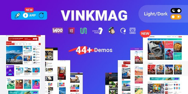 Vinkmag Multi-concept News Magazine WordPress Theme