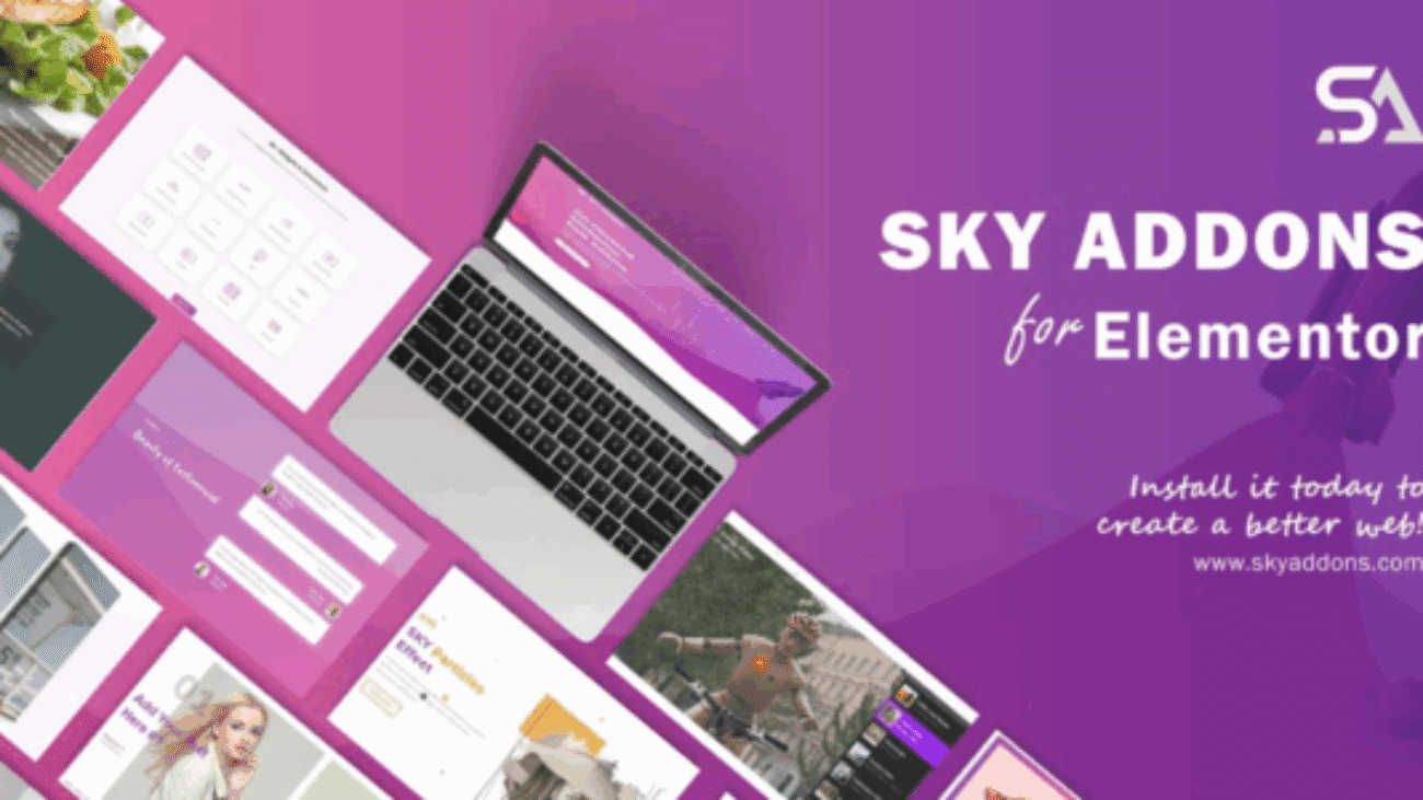 Sky Addons PRO (v4.0.1) for Elementor Page Builder WordPress Plugin Nulled