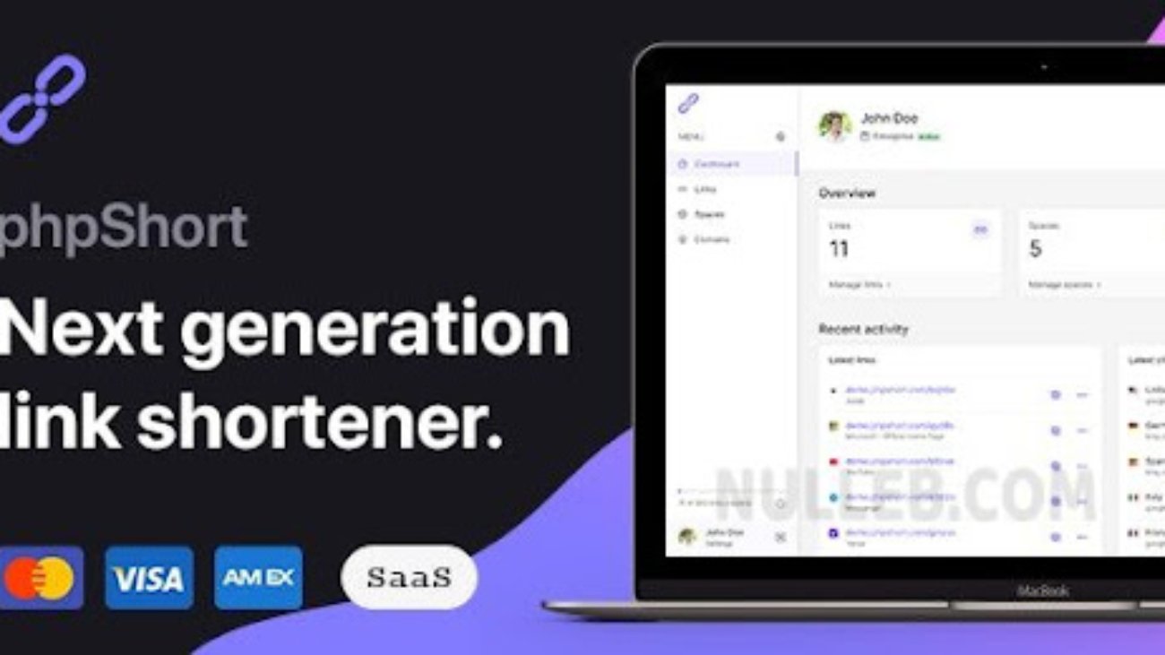 phpShort v50 URL Shortener Platform Nulled